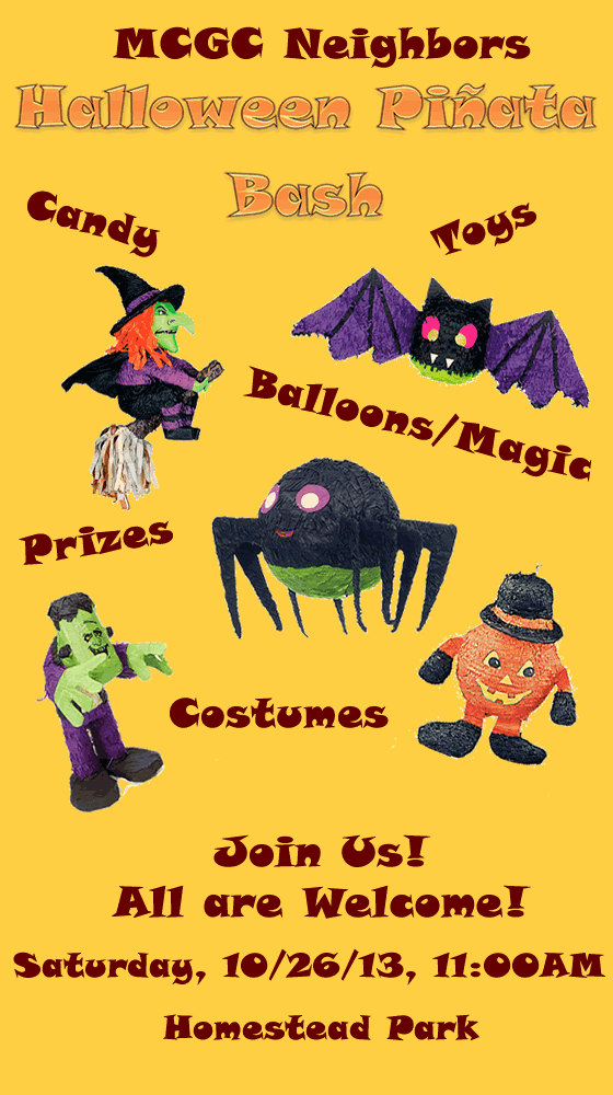 MCGC Neighbors' Halloween Pinata Bash